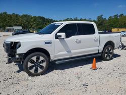 Ford salvage cars for sale: 2024 Ford F150 Lightning Platinum