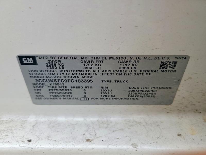 2015 Chevrolet Silverado K1500 ltz