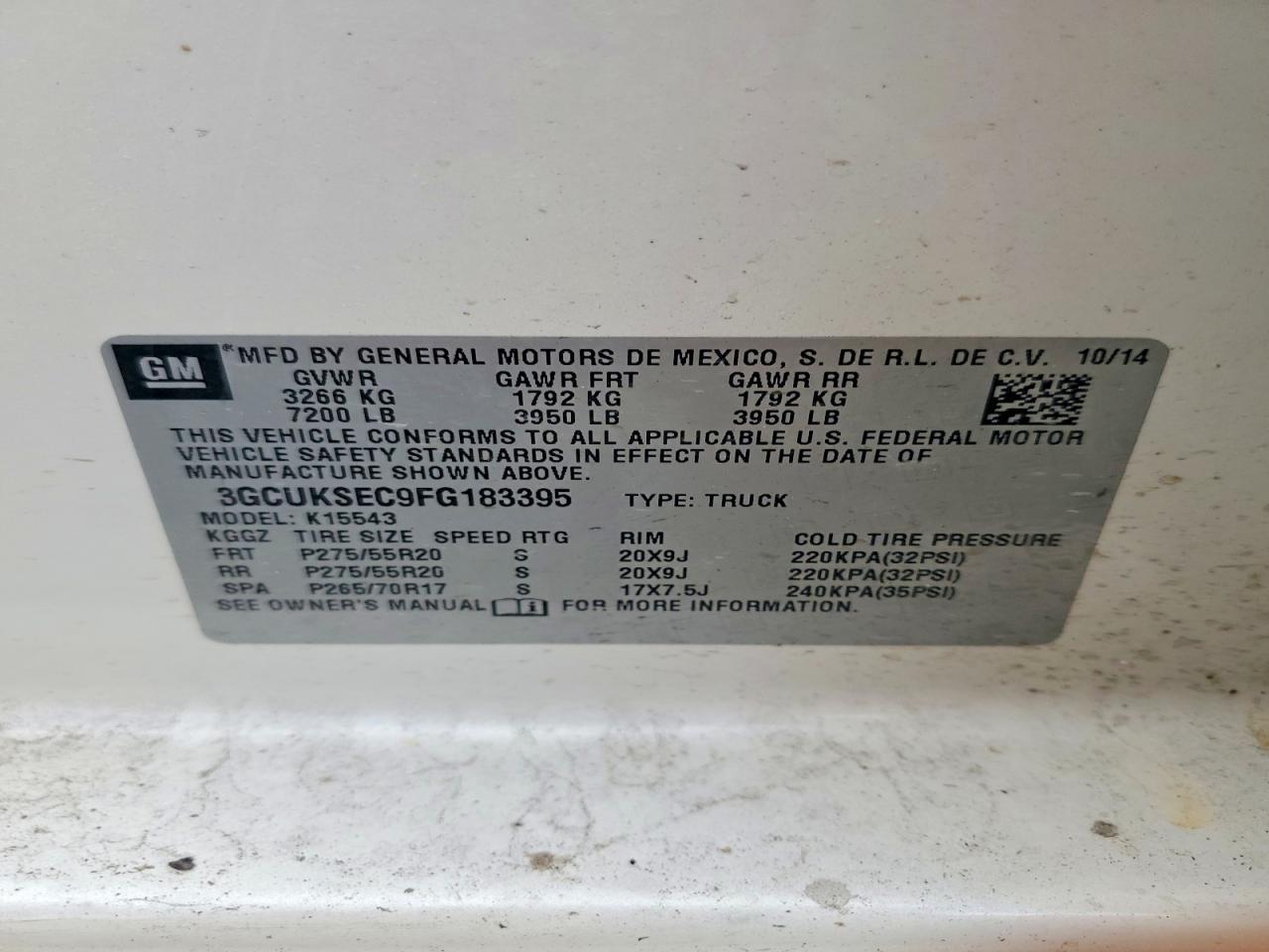 2015 Chevrolet Silverado K1500 LTZ