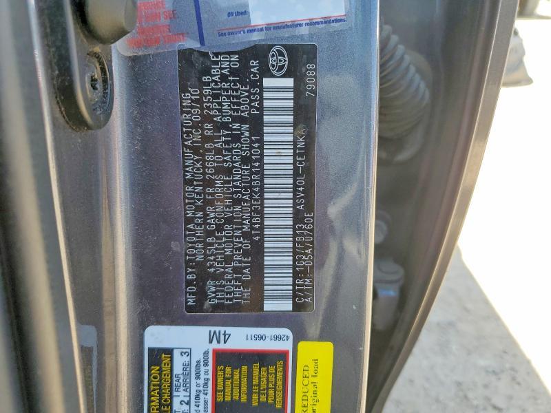 2011 Toyota Camry le