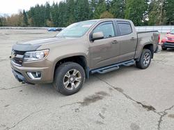 Salvage trucks for sale at Arlington, WA auction: 2016 Chevrolet Colorado Z71