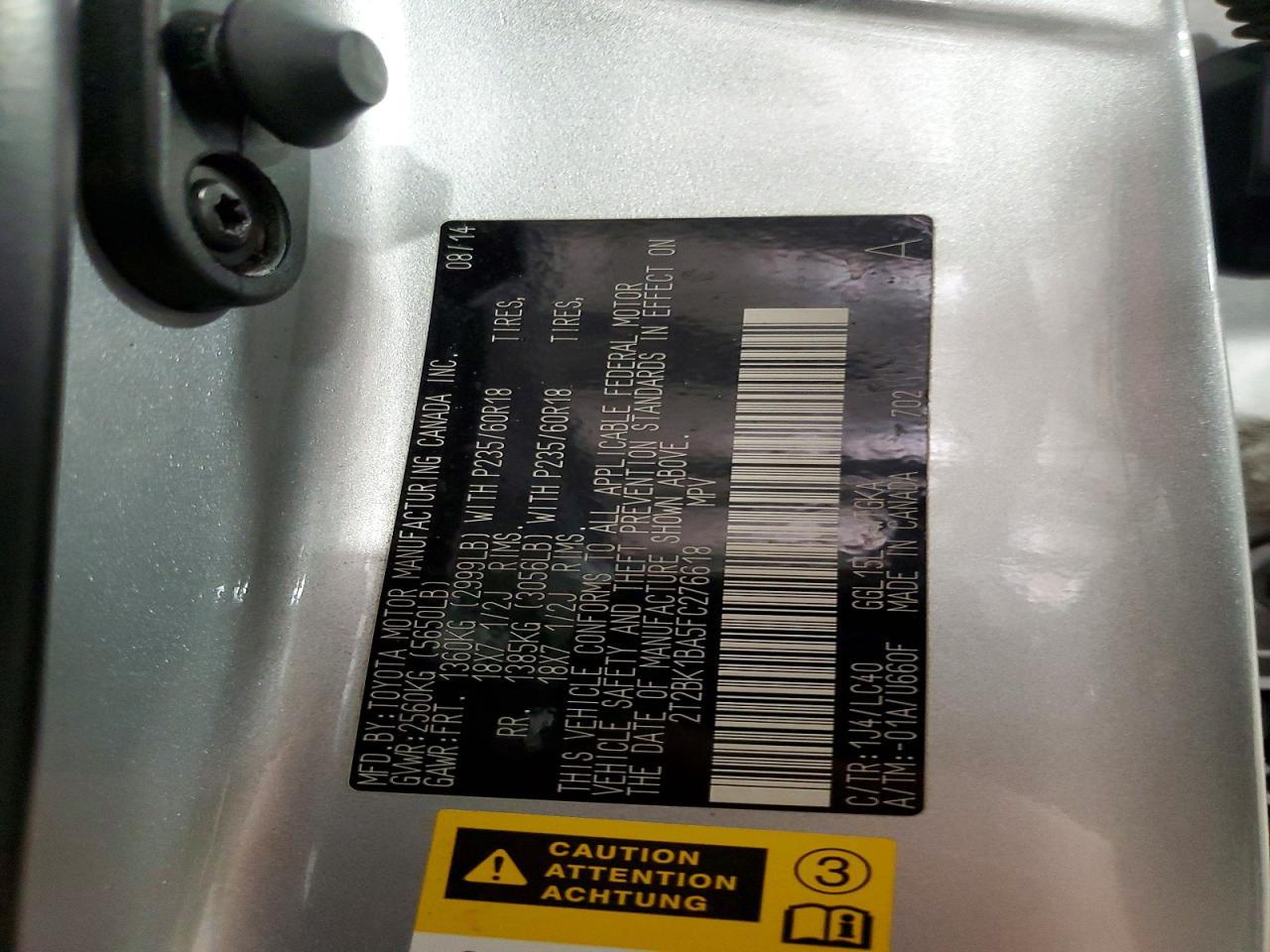 2015 Lexus Rx 350 Base