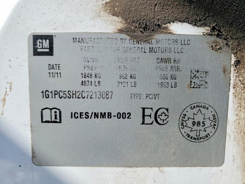 2012 Chevrolet Cruze ls