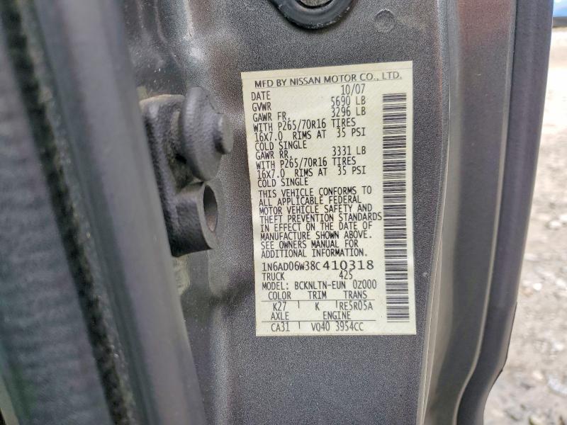2008 Nissan Frontier SE V6