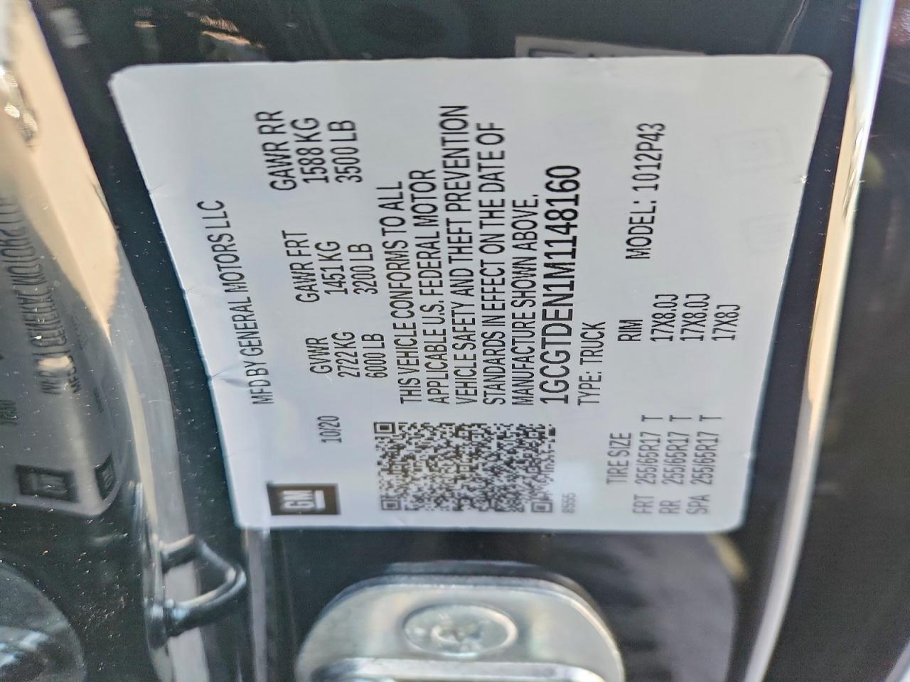 2021 Chevrolet Colorado Z71
