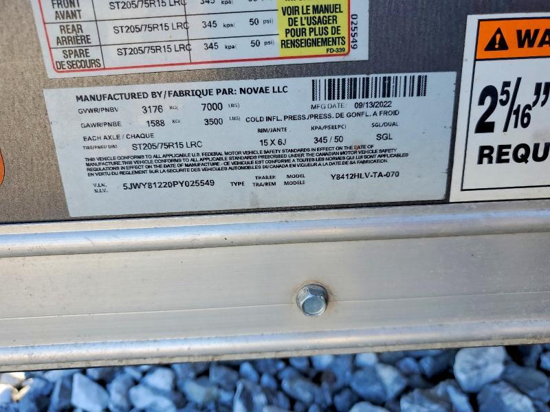 2023 ITI Cargo Y8412hlv-ta-070 Enclosed Cargo Trailer