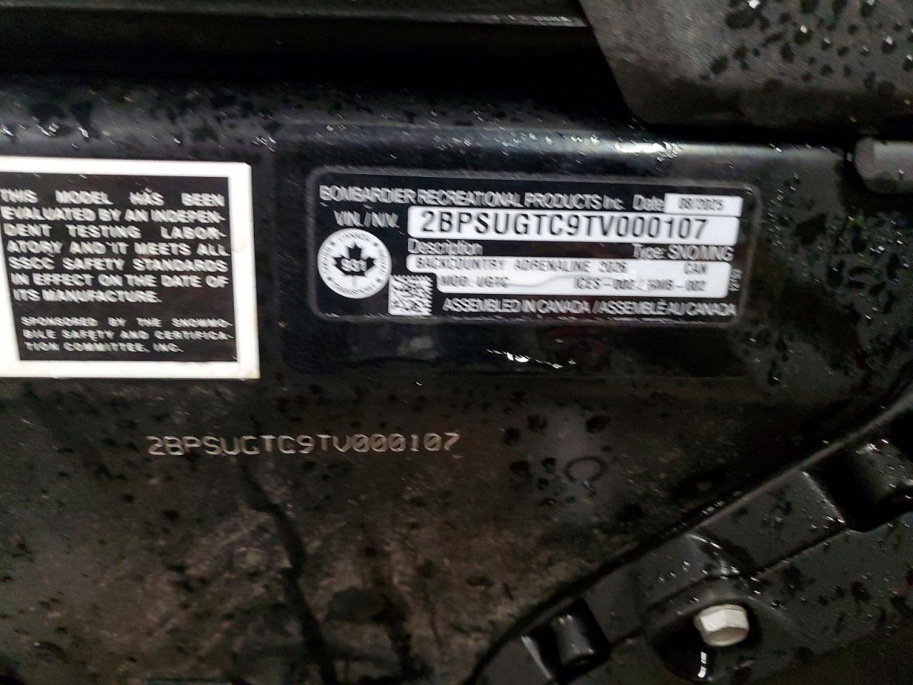 2026 Skidoo 2026 SKI-DOO Backcountry Adren 8