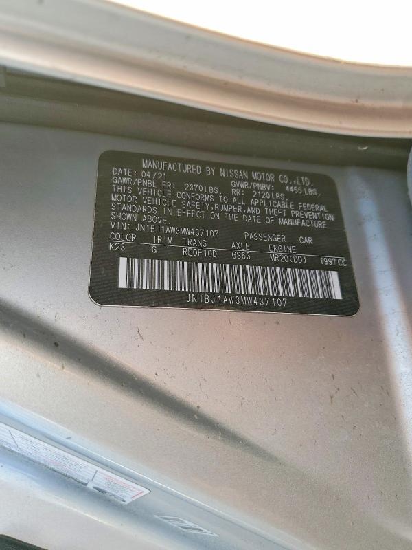2021 Nissan Rogue Sport s