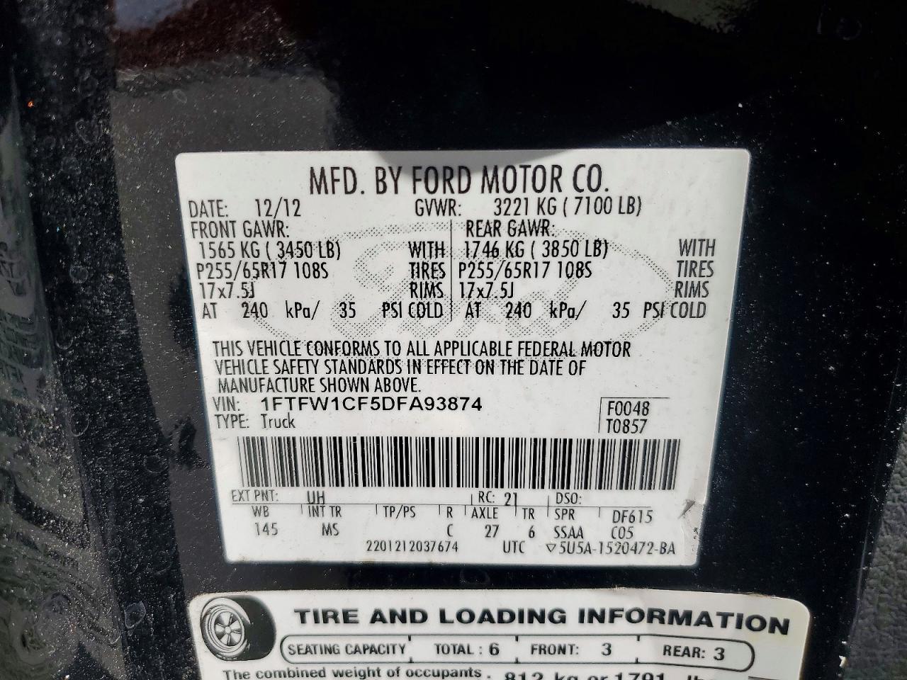 2013 Ford F150