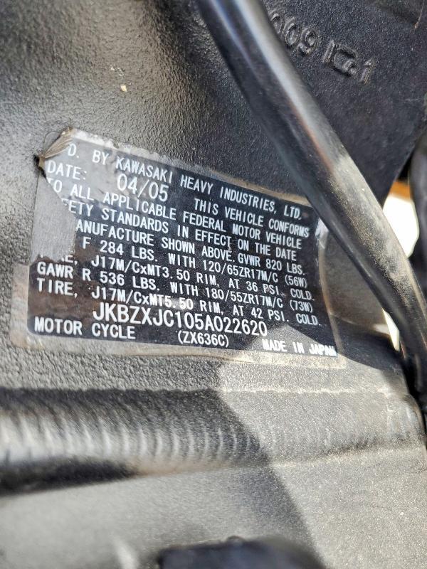 2005 Kawasaki ZX636 C1