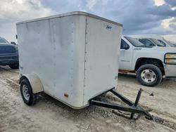 Salvage trucks for sale at Grand Prairie, TX auction: 2008 Pace American Enclosed Cargo Trailer