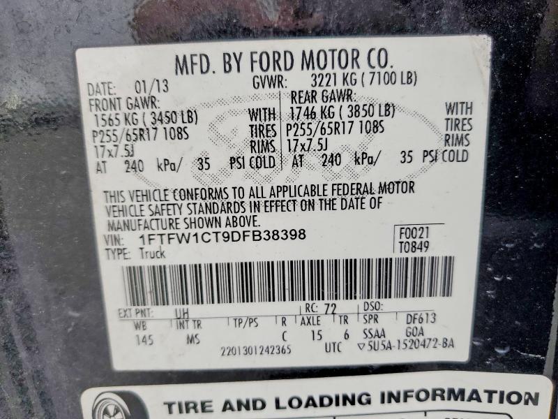 2013 Ford F150 Supercrew