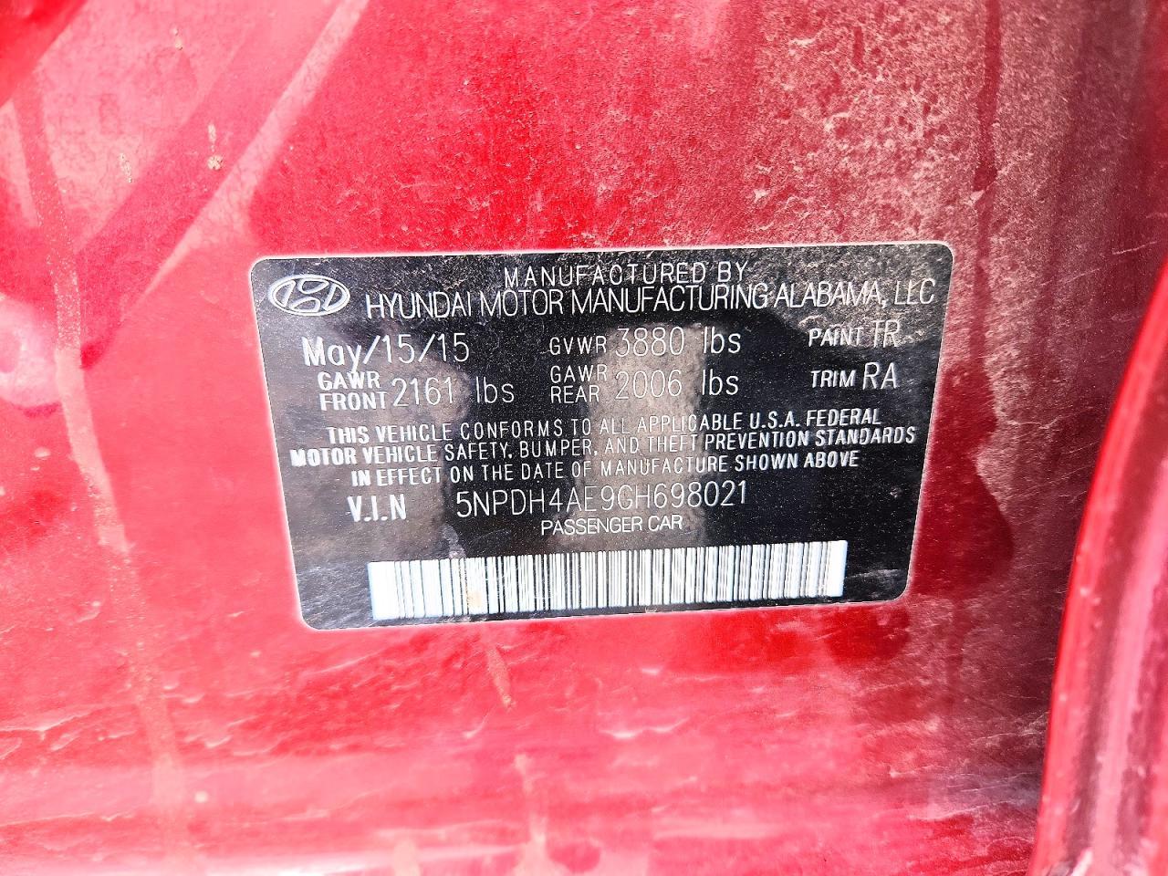 2016 Hyundai Elantra se