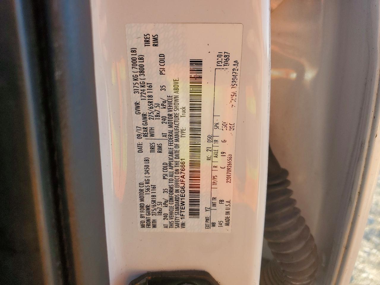 2018 Ford F150 Supercrew