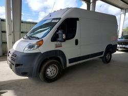 Dodge salvage cars for sale: 2016 Dodge Ram Promaster 2500 2500 High