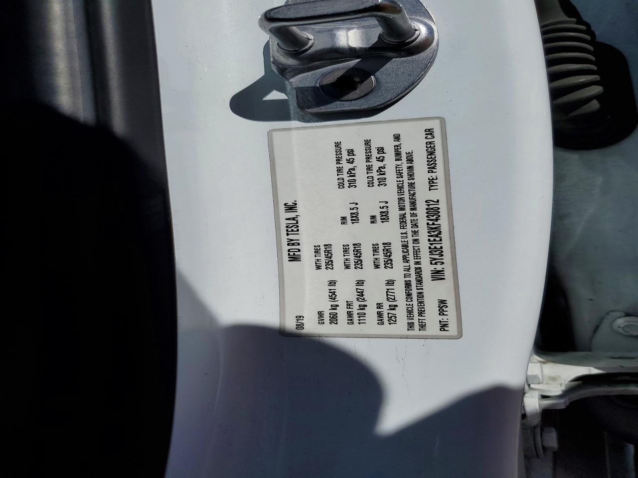 2019 Tesla Model 3