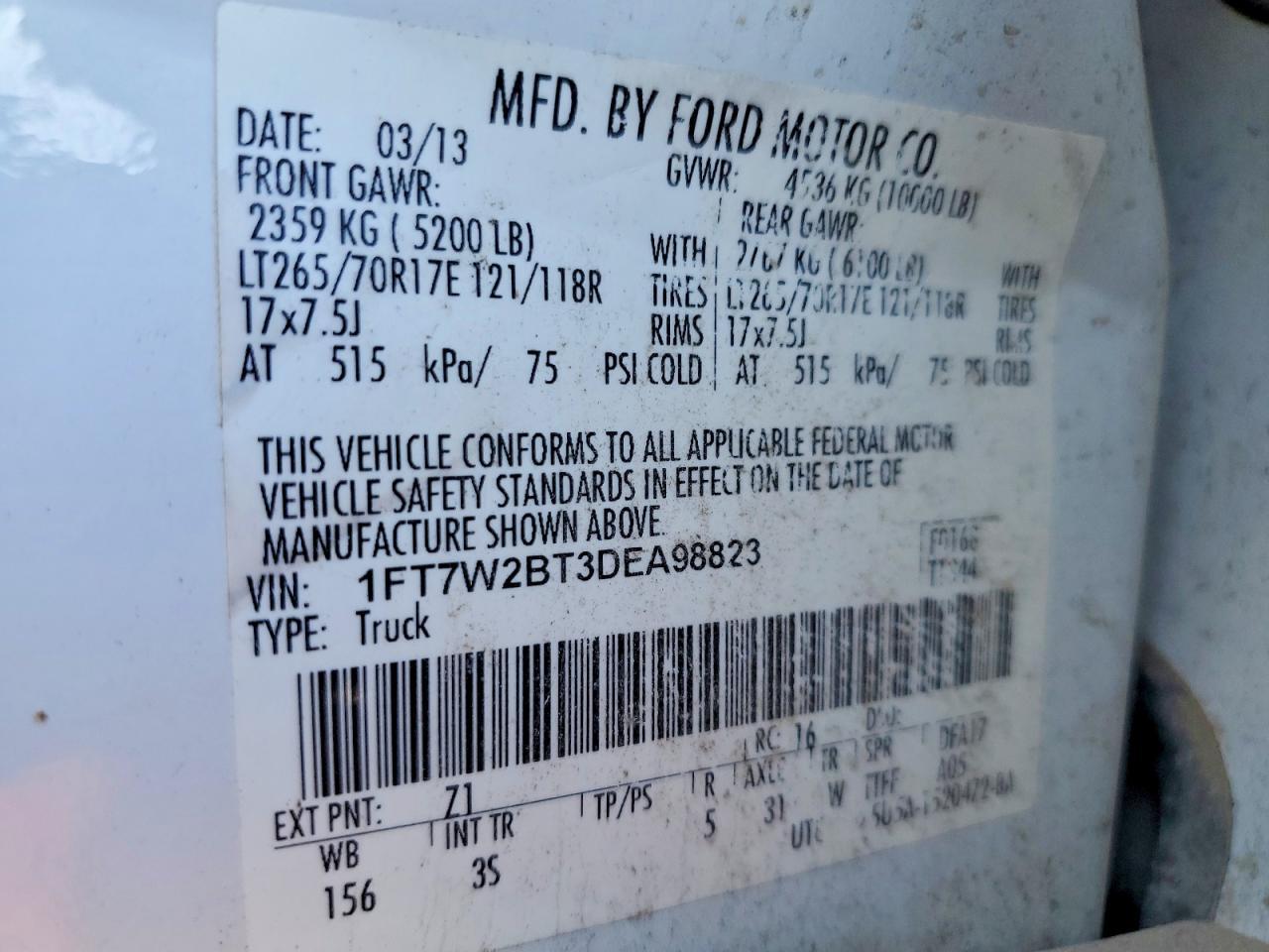 2013 Ford F250 Super Duty