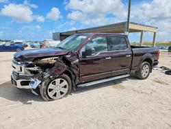 Ford salvage cars for sale: 2018 Ford F150 Supercrew