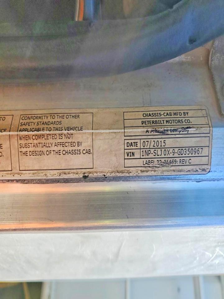 2016 Peterbilt 365 Dump Truck