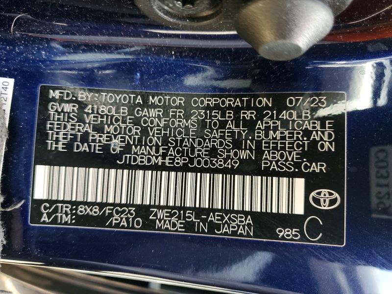 2023 Toyota Corolla Hybrid se