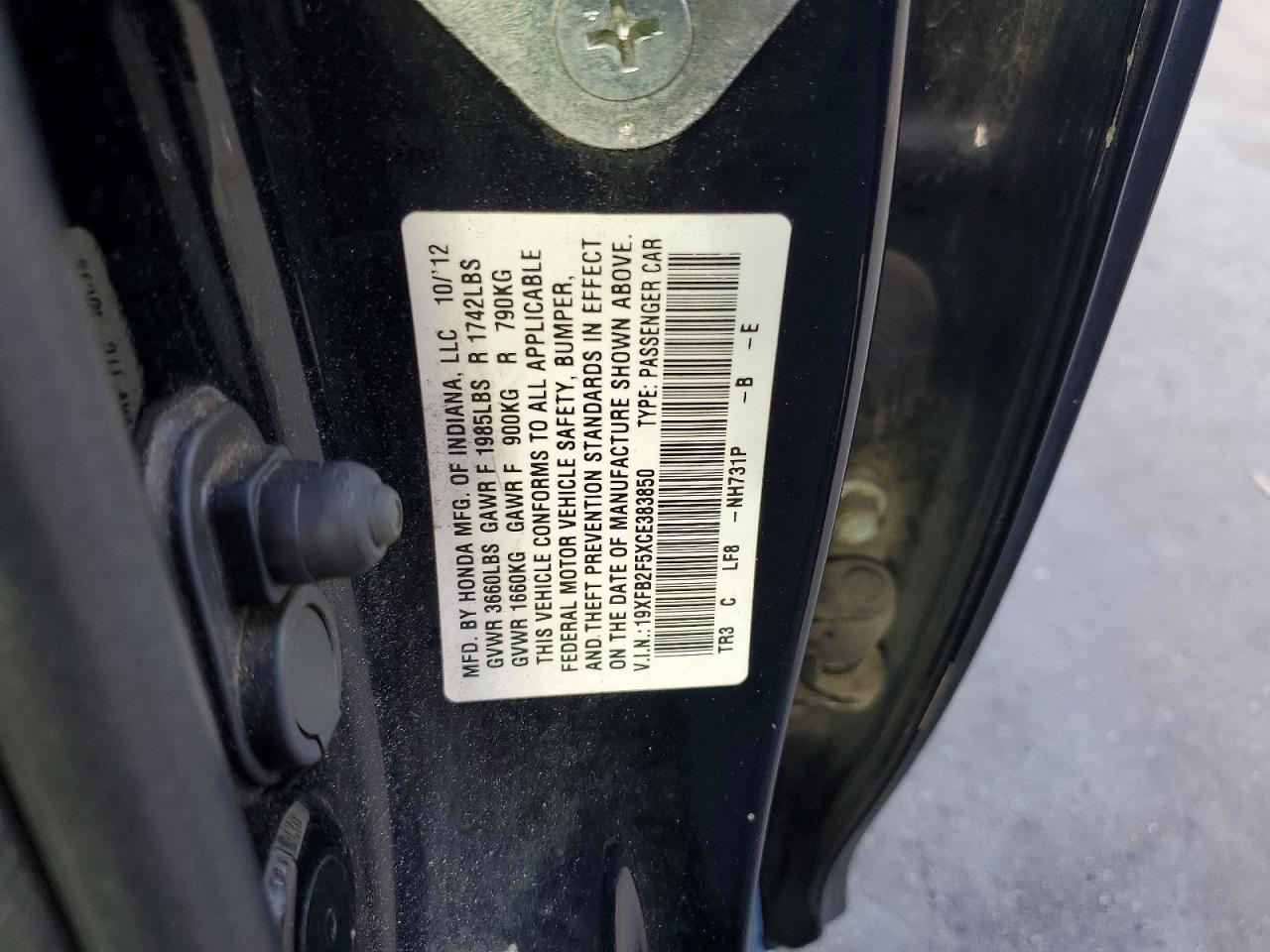 2012 Honda Civic lx