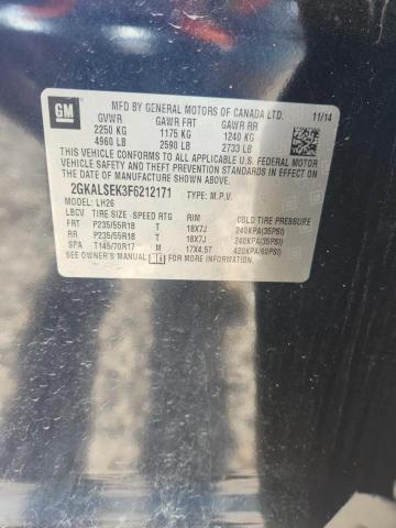 2015 GMC Terrain slt