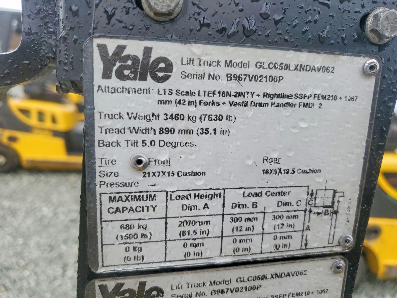 2016 Yale Forklift