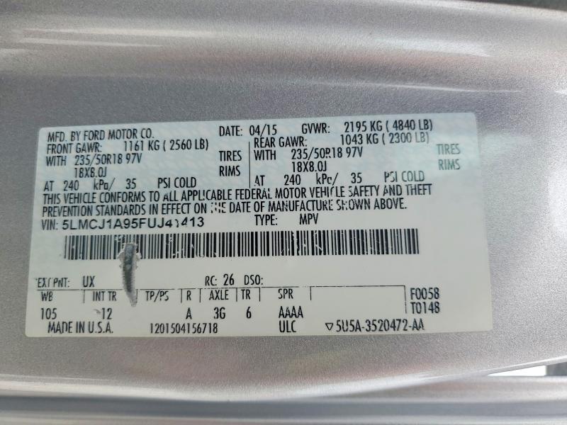 2015 Linc MKC