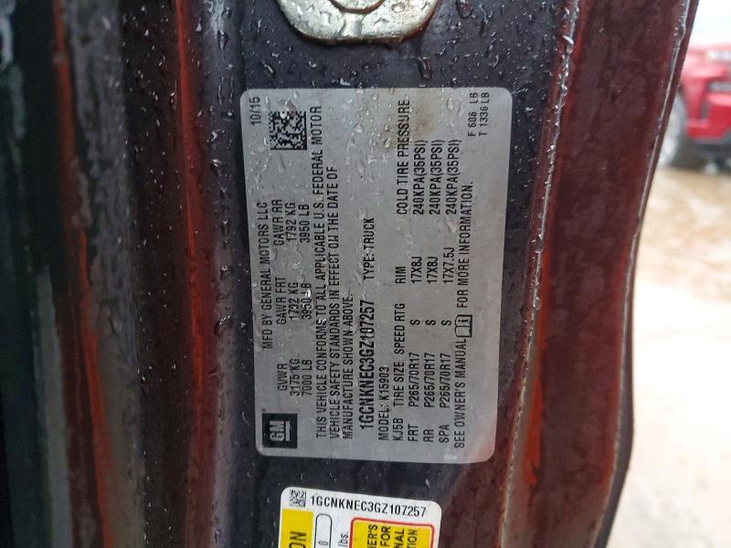 2016 Chevrolet Silverado K1500