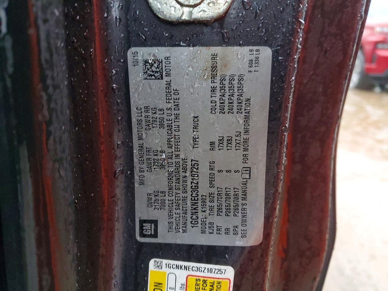 2016 Chevrolet Silverado K1500