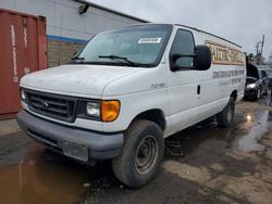 Salvage trucks for sale at New Britain, CT auction: 2006 Ford Econoline E350 Super Duty Van