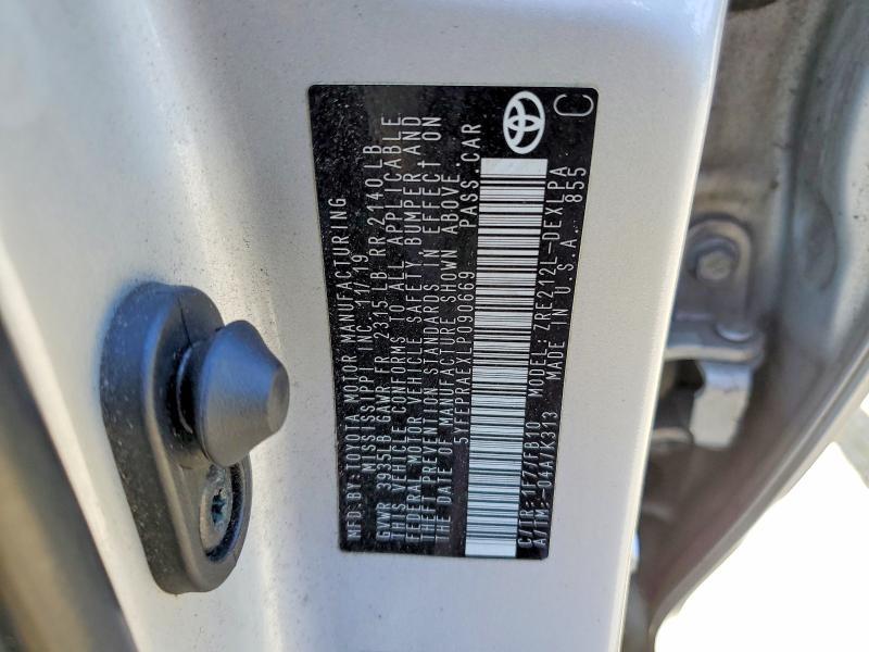 2020 Toyota Corolla le