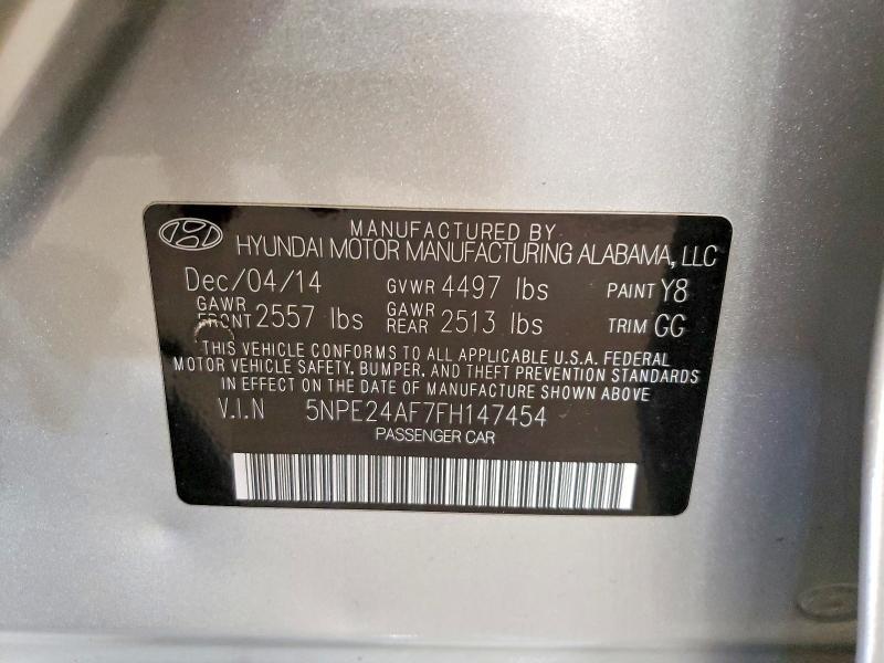 2015 Hyundai Sonata se
