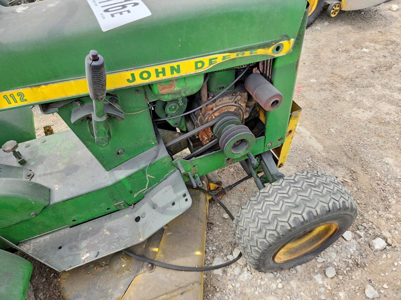 1968 John Deere 1970 John Deere 112 Lawn Mower