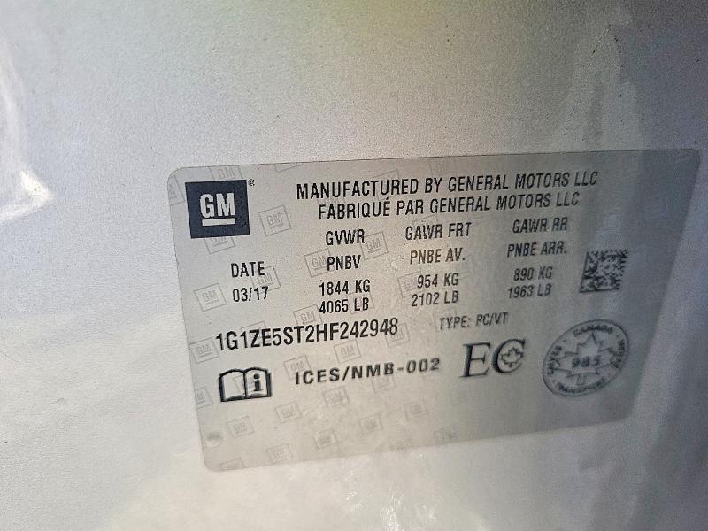 2017 Chevrolet Malibu lt