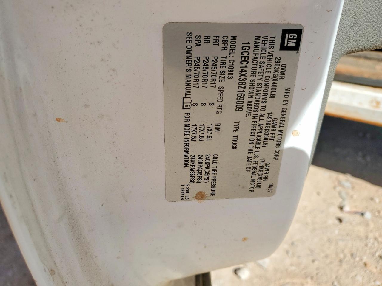 2008 Chevrolet Silverado C1500