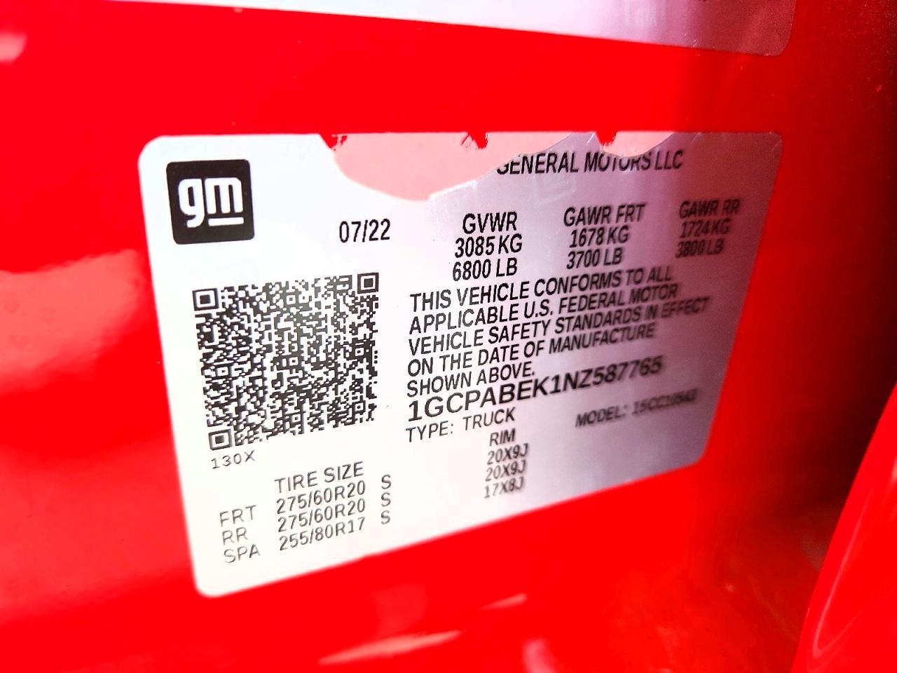 2022 Chevrolet Silverado C1500 Custom