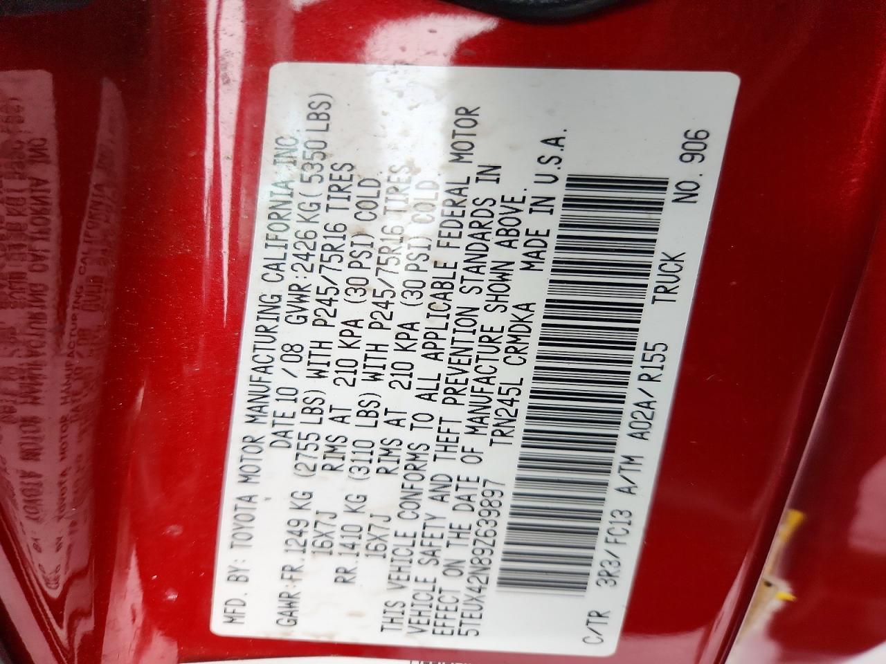 2009 Toyota Tacoma Base
