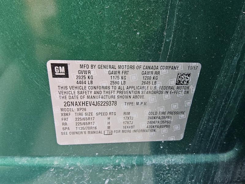 2018 Chevrolet Equinox ls