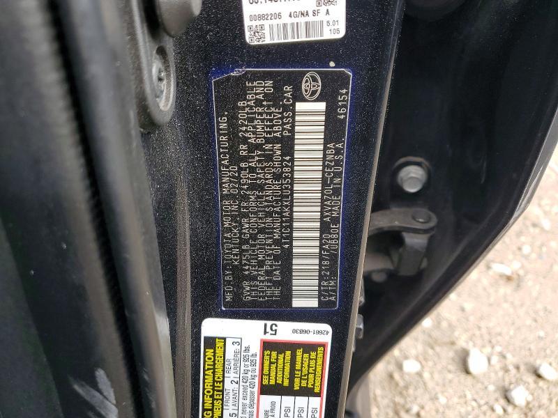 2020 Toyota Camry le