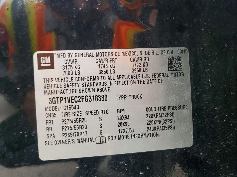 2015 GMC Sierra C1500 SLT