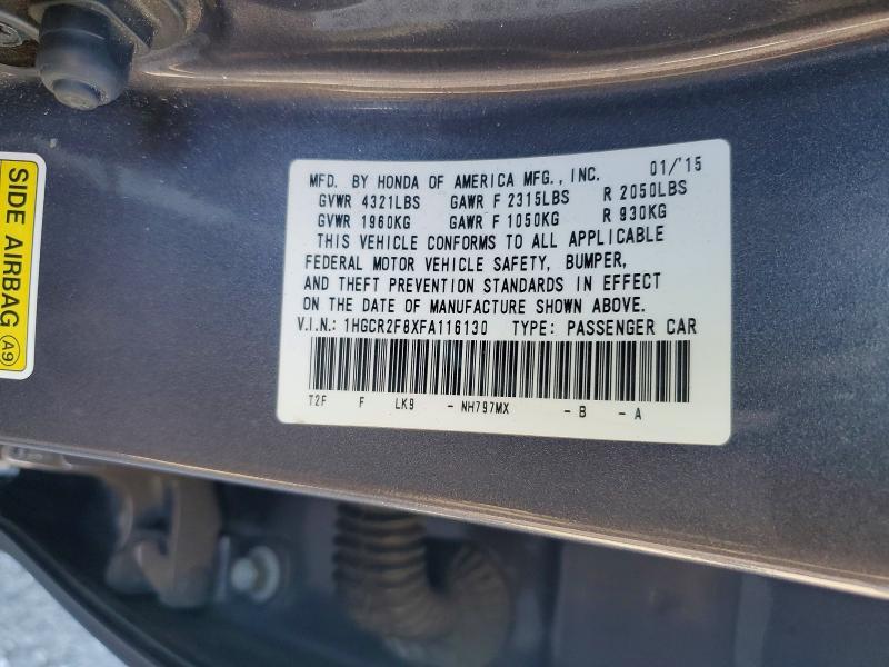 2015 Honda Accord exl