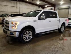 Salvage cars for sale from Copart Avon, MN: 2015 Ford F150 Supercrew