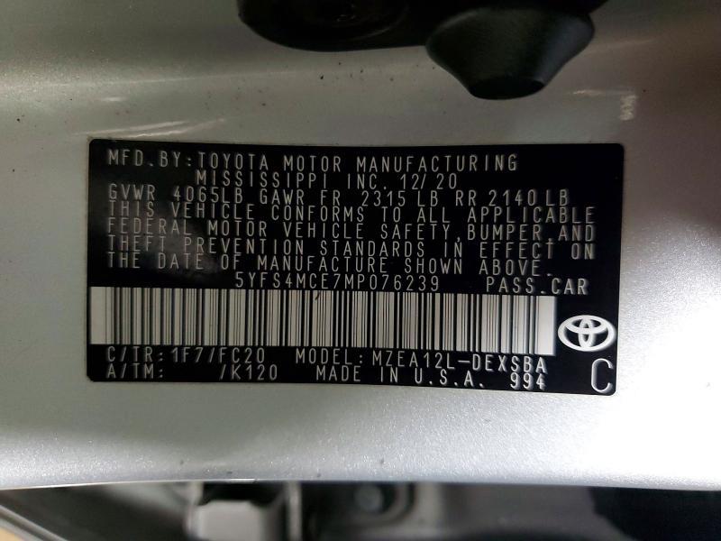 2021 Toyota Corolla se