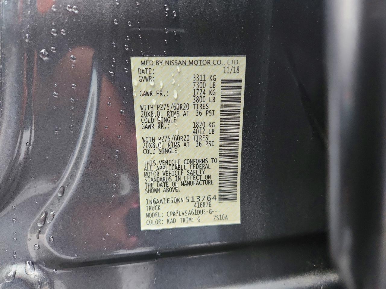 2019 Nissan Titan SL