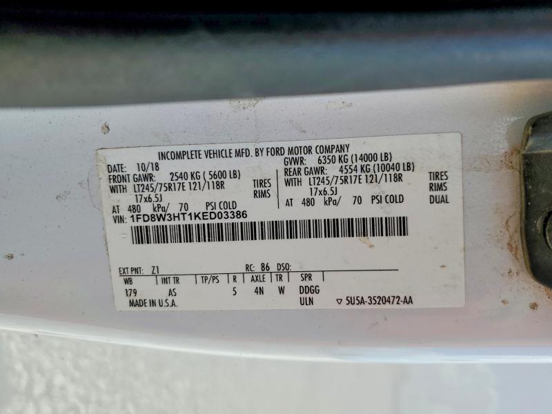 2019 Ford F350 Super Duty Truck Cab AND Chassis