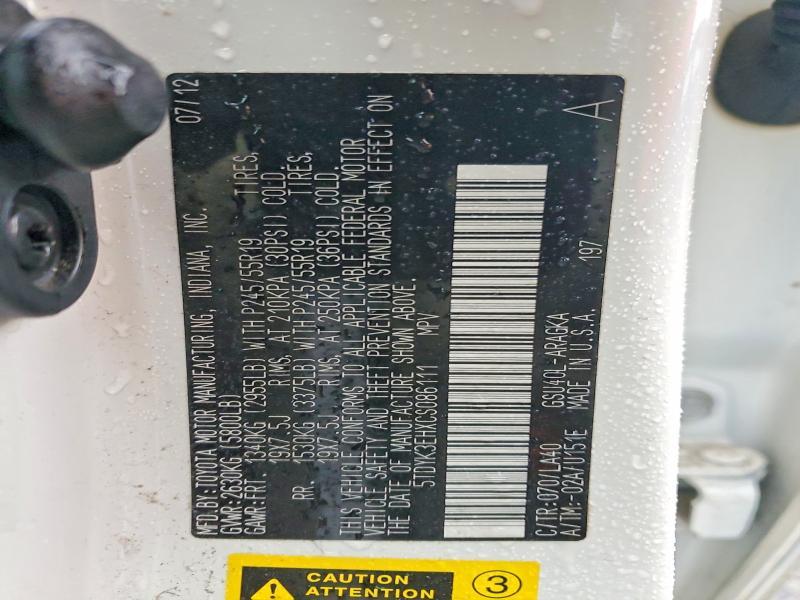 2012 Toyota Highlander Limited