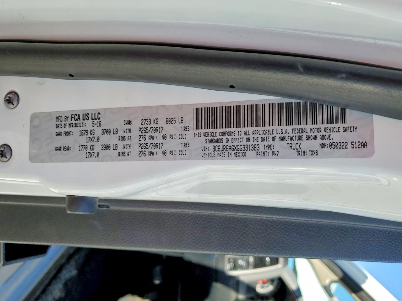 2016 Ram Trucks 1500 ST