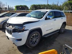 Jeep salvage cars for sale: 2018 Jeep Grand Cherokee Limited
