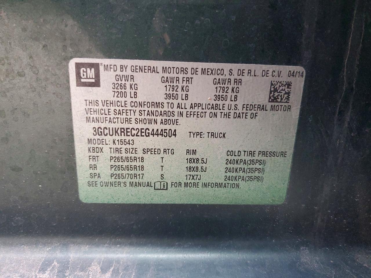 2014 Chevrolet Silverado K1500 LT